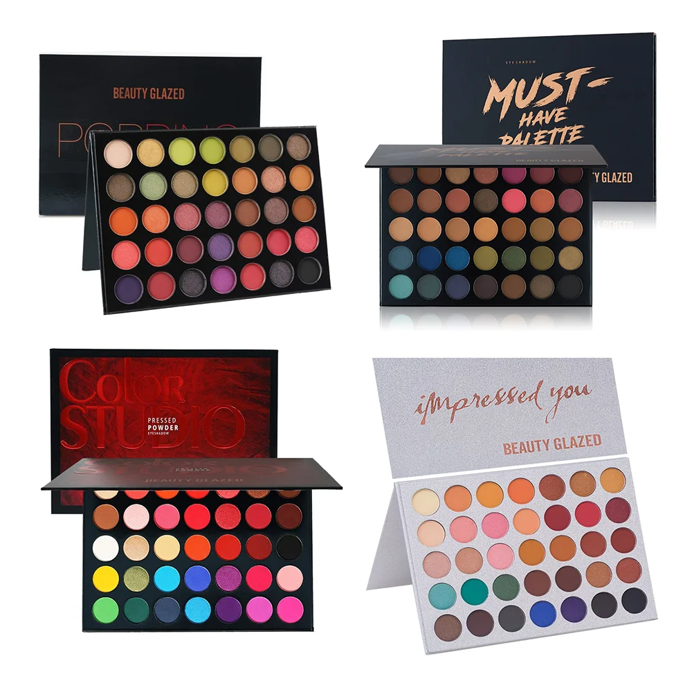 eyeshadow palette with highlighter