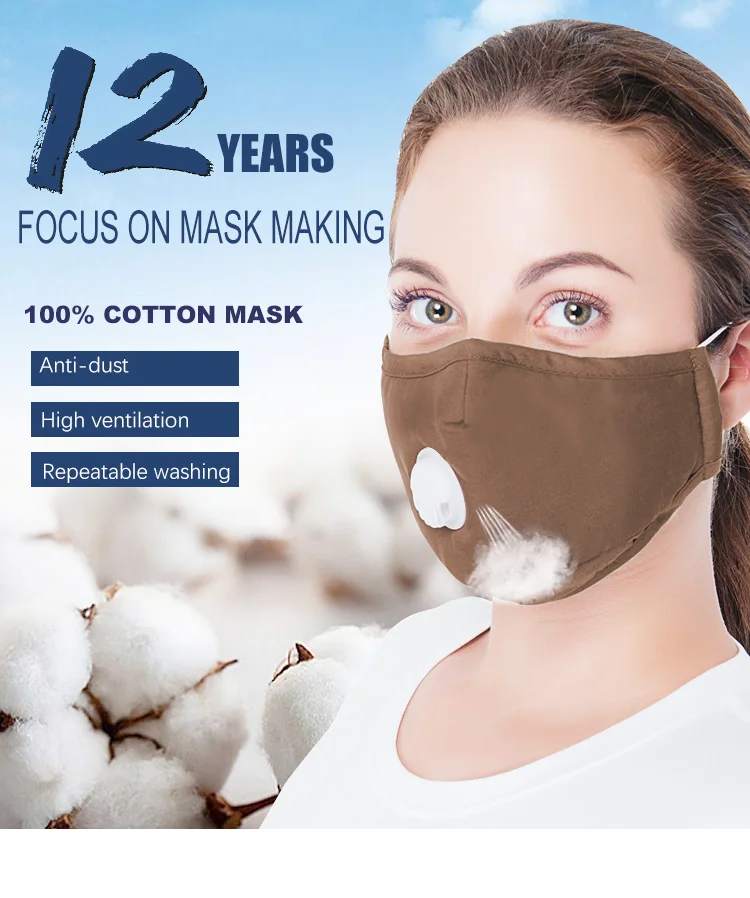 oem hot sale anti-dust protective mask cotton nose protection
