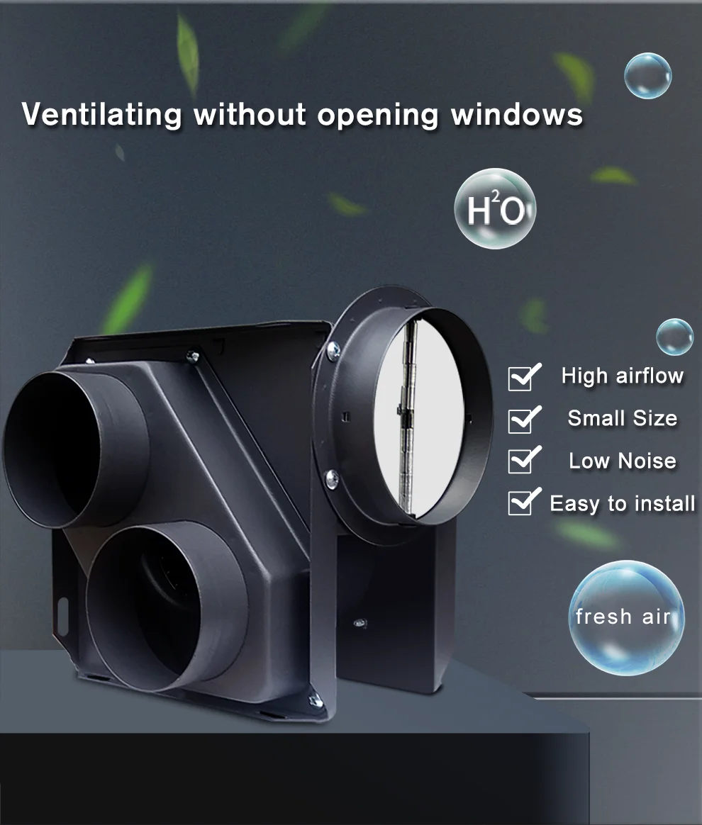 Line Duct Fan, 220 V, Cast Iron - detail 6