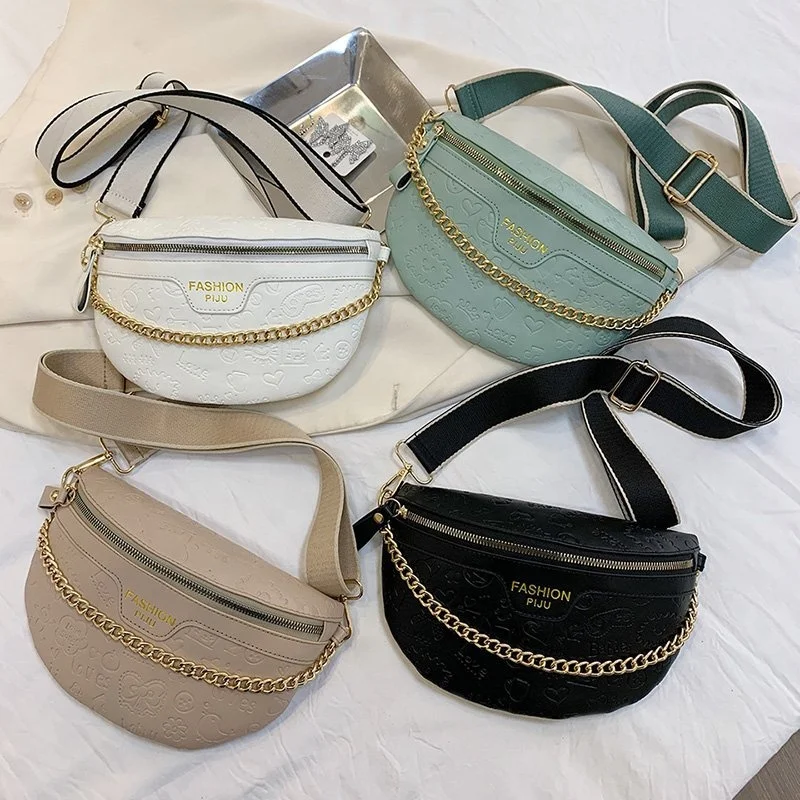 

2021 New Fashion Cross Body Messenger Bag Lady Chest Bag Sling Pu Leather Bag Women Purses, White,black,green,khaki