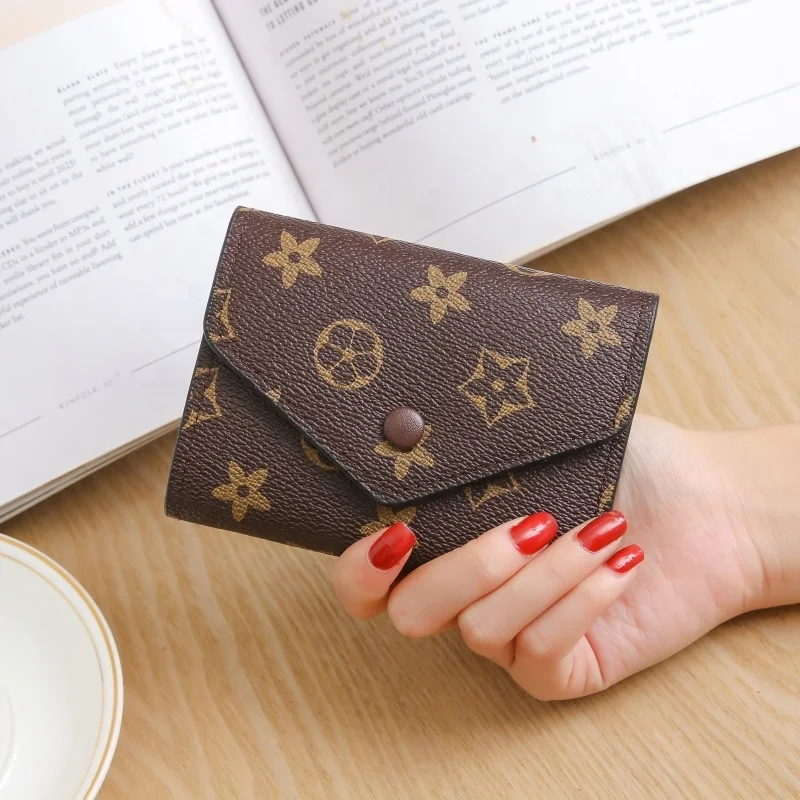 

Female short paragraph 2019 new multi-function folding change card holder wallet, 1 colors