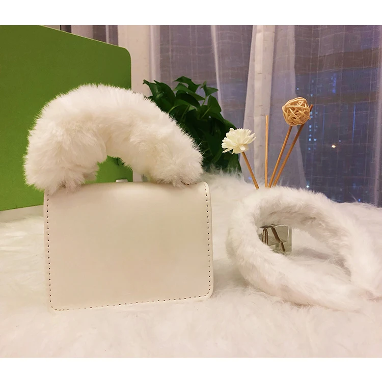 

Luxury Fashion Famous Designer Brands Handbags Matching Fur Bucket Hat And Purses Bag And Hats Set