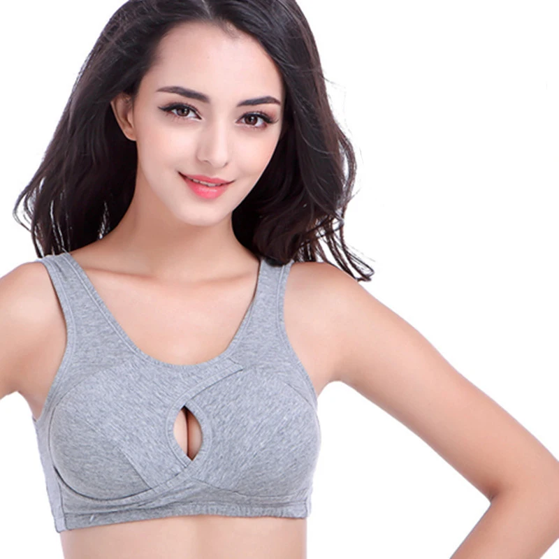 

Women Sports Bra Seamless Underwear Comfortable Breathable Wireless Sportswear Combed cotton Yoga Bras, Multi colors