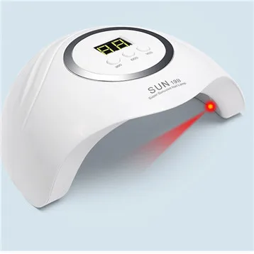 

LED Nail Dryer Lamp For Nails 24 UV Lamp Beads Drying All Gel Polish USB Charge Professional Manicure Nails Lamp Equipment, White