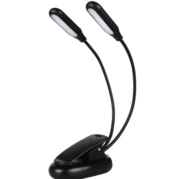 

Portable Flexible Led Clip on Reading Battery Powered Book Light