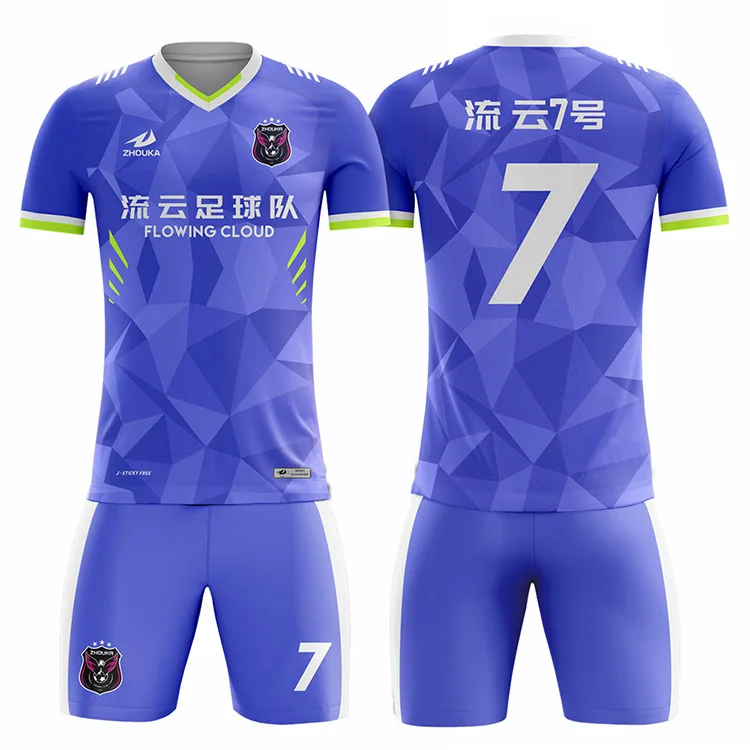 

Custom youth sports summer simple football uniforms 2022 soccer jersey tracksuit supplier soccer jerseys