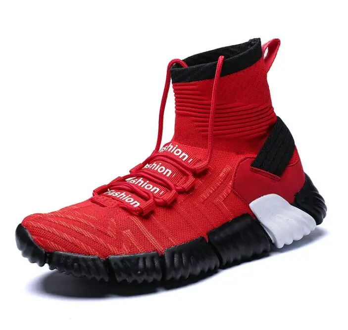 high top running trainers