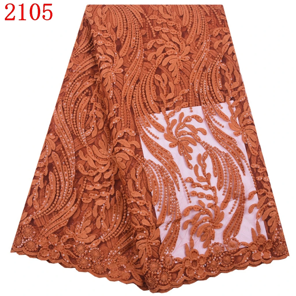 

Cheaper Milk Silk Lace Fabric With Sequins Free Shipping Sequin Tulle Lace Fabric French Lace Fabric 2105