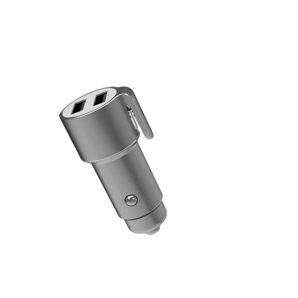 

1 QC 3.0 PD USB C Fast Charging metal car charger 3 in 1 USB 18W 27W PD zinc alloy Car Phone Charger