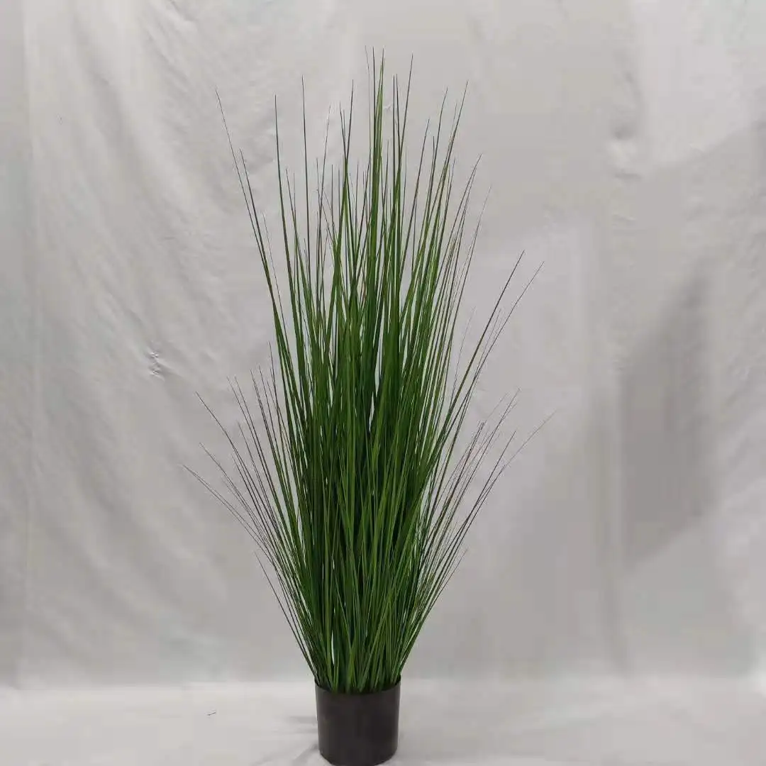 

Artificial Plastic Onion Grass For Home Office Garden Bathroom Decorations and Artificial Potted Plants Outdoor, Green color