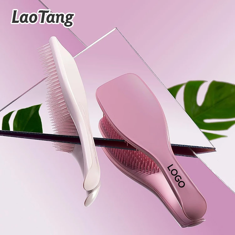 

Hot Sale Hair Comb Detangler Tangle Hairbrush For Women Abs Anti-static Anti Tangle Detangling Hair Brush