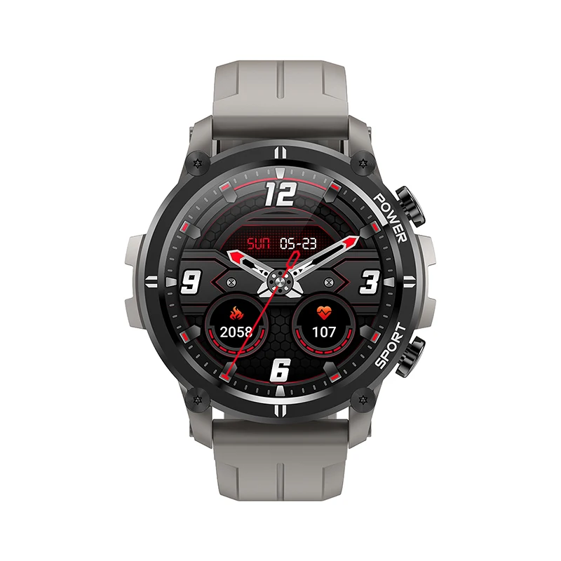 

2022 Fashion Men Women Multiple Sports Smartwatch Heart Rate Blood Pressure Monitor Waterproof Android IOS H32 smartwatch, Black, grey, armygreen
