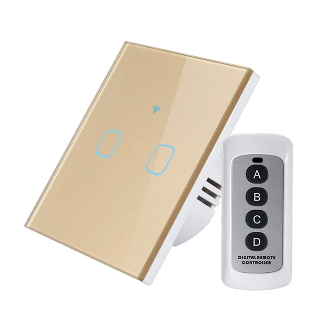 Alexa Voice Control Waterproof Rf Automatic Turn Off Led Glass Touch Screen Wall Wireless Smart Wifi Light Electrical Switch