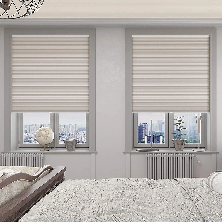 

Curtain Blackout Window Roller Honeycomb Cordless Pleated Cellular Fabric Shades, Customer's request