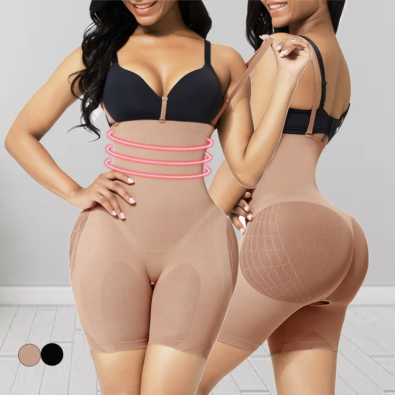 

2021 drop ship Private label slimming butt lifter tummy control high waist fitness seamless body shapers
