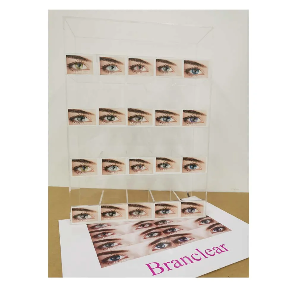 color contact lenses display