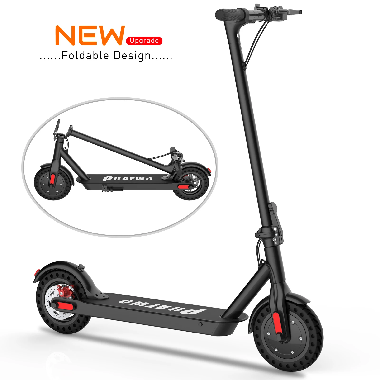 

[EU STOCK] electronic scooter price 8.5Inch 250W Oem Foldable Electronic Scooter, Black/white*grey