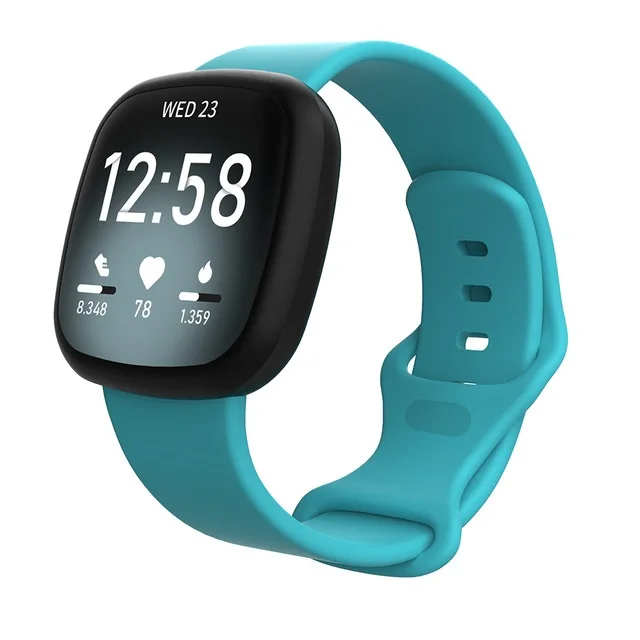 

High quality fashion sports silicone smart watch band for Fitbit Versa 3 Fitbit Sense replacement watch strap