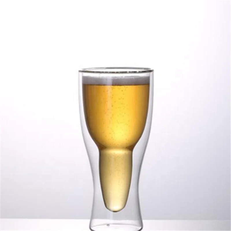 

Reusable Transparent Double Layer Beer Cup
