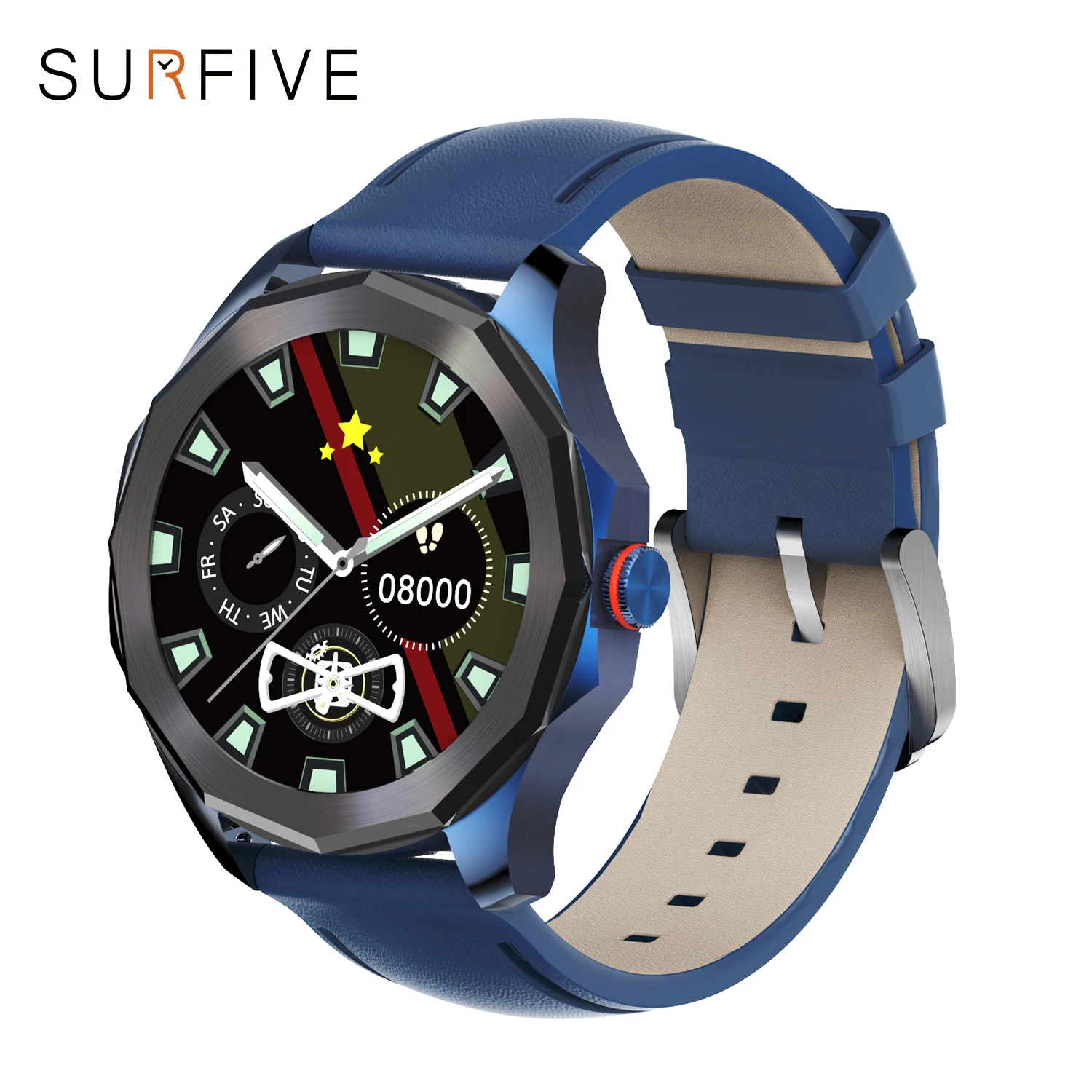 

SURFIVE Hot Selling Smart Watch Bracelet 5Atm Lady Smart Android New High Quality Phone Health Round Dial Smartwatch