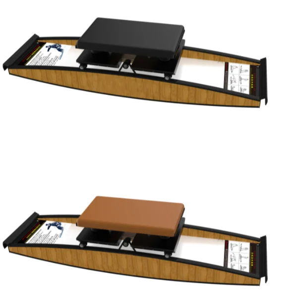 

price on promotion new developed with patents cardio training home gym fitness ski machine ski, Black and burly wood