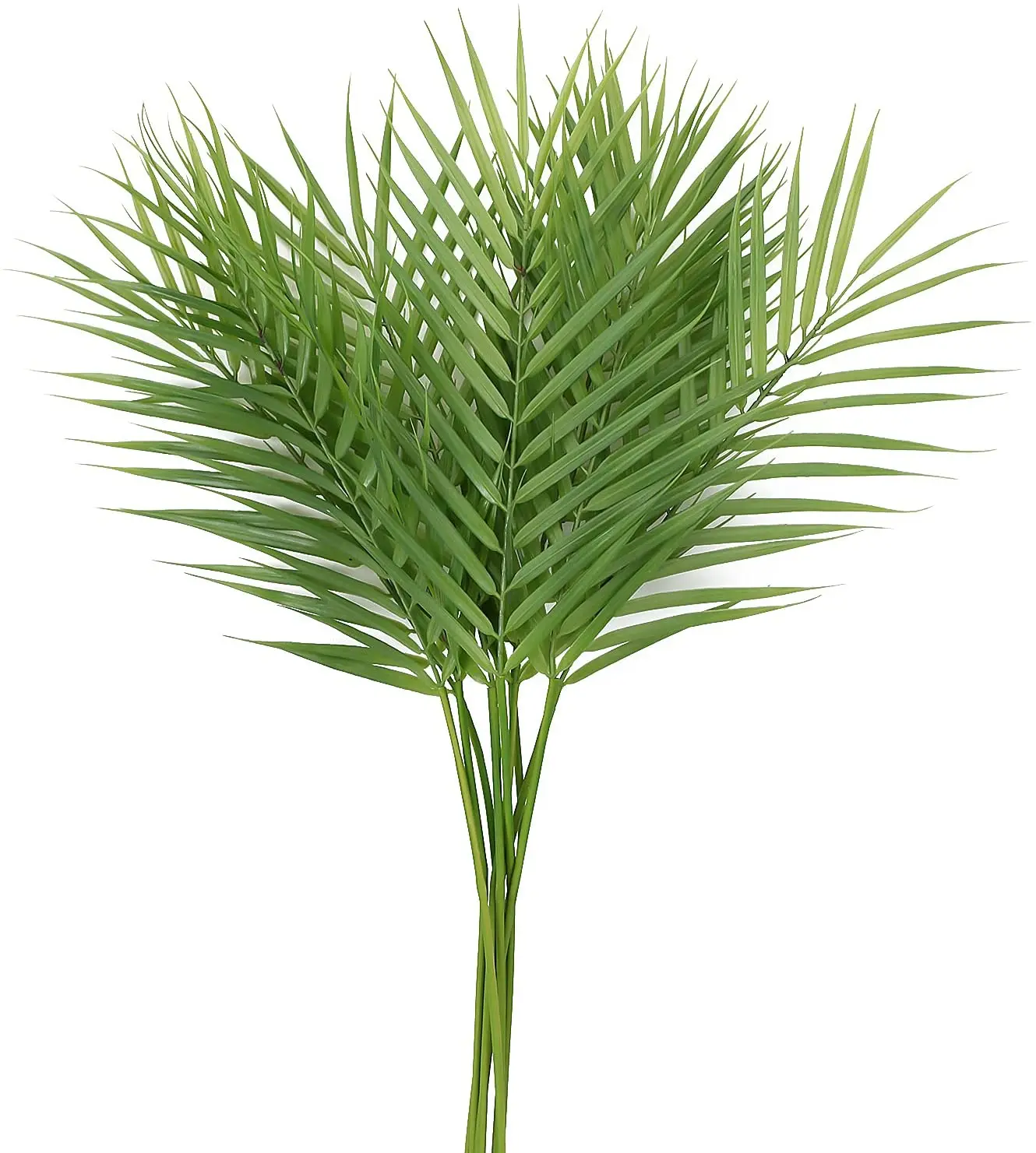 

Wholesale Faux Greenery Tropical Palm Branches Artificial Palm Tree leaves for Wedding Jungle Party, Green