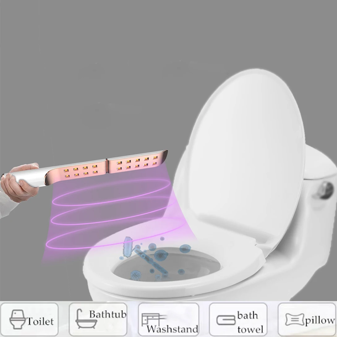 Portable Mini Home Sanitizer Room Handheld Mobile Small LED UVC Light Lamp UV Sterilizer Wand