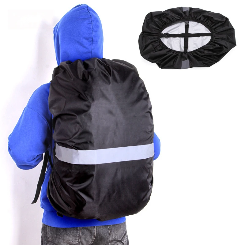 

Custom Logo  Travel Backpack Hiking Trekking Bag Camping Rucksack With Water Proof Rain Cover, Black/green/sapphire blue/orange/army green/red