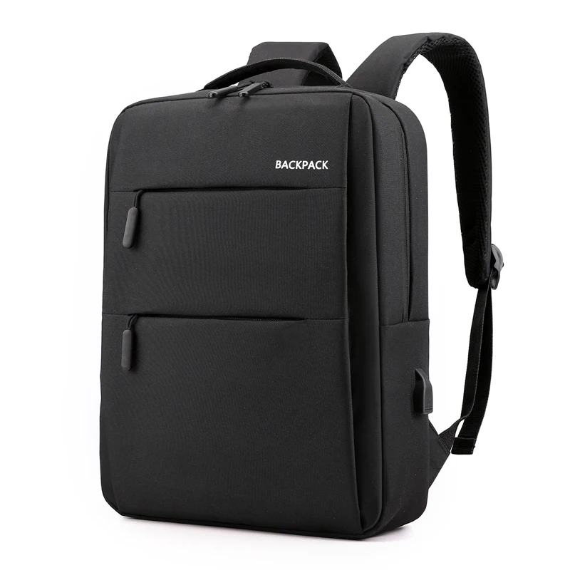 

Business Style Day Pack Waterproof Laptop Backpack With USB Charge Port For Men Women