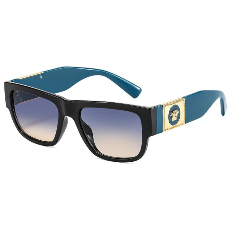 

Fashion Women Shades Designer Famous Brands Luxury Sun Glasses River Retro Square Mens Sunglasses For Men 2021, Custom colors