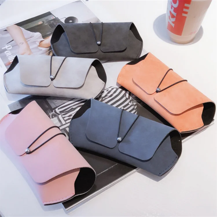 

DL Glasses customized Box Sunglasses Case Protector Leather Glasses soft velvet Pouch Bag For Travel, Customized color