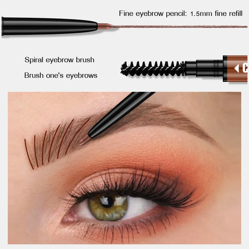 

Private Label Eyebrow Tattoo Pen Micro-Fork Tip Waterproof Cosmetic Eyebrow Pencil