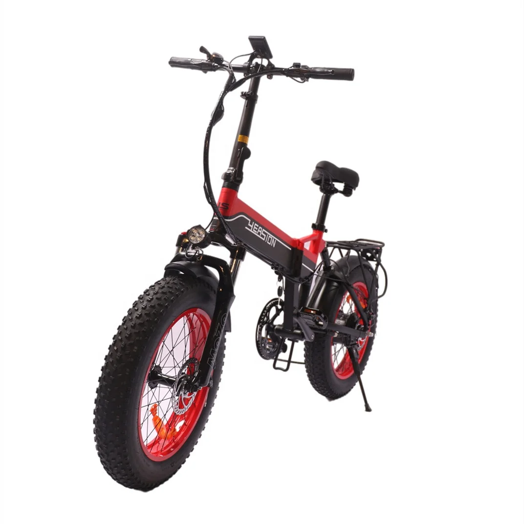 

Yeasion US Warehouse 20"x4" Electric Bicycle fat tire 48V 1000W brushless E Bike 14AH Battery Folding Fat Tire Electric Bike