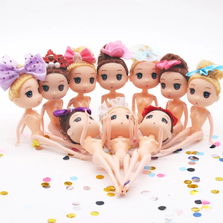 

12 16 18cm Mini Pretty Doll Cake Topper Mermaid Wedding Cake Little Doll House Cake Doll Baking Tools, Mixed