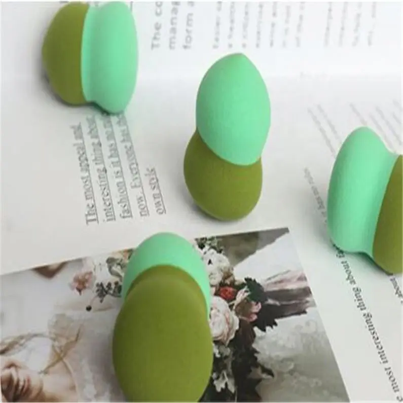 

Wholesale Mini Gourd Mixed Color Makeup Sponge, Green