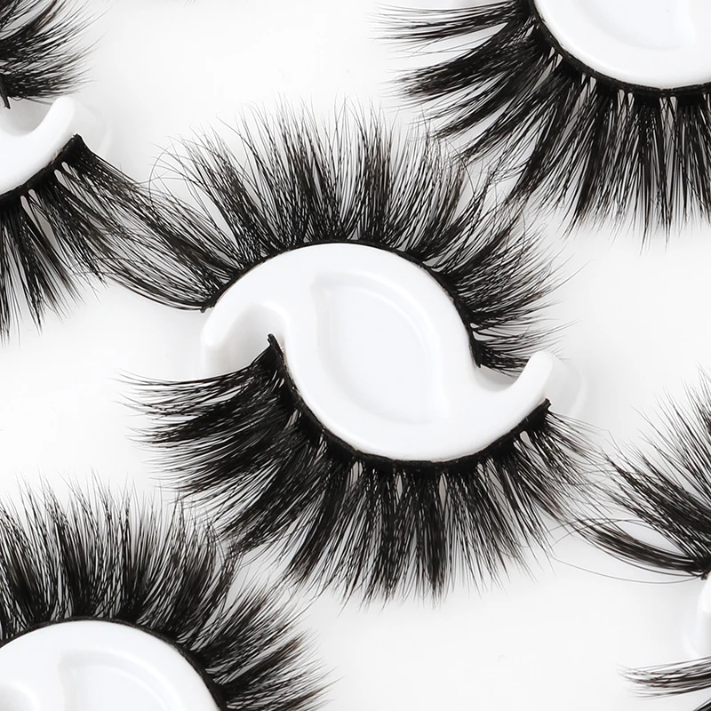

Wholesale Korean Eyelash 25mm 3D 5D Faux Mink False Eyelashes Private Label Eyelashes