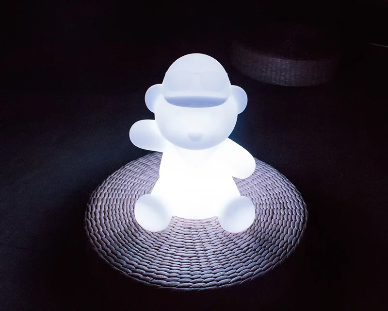 cartoon animal cute nightlights led 16 color changing colorful bear light lamp festival toy gift