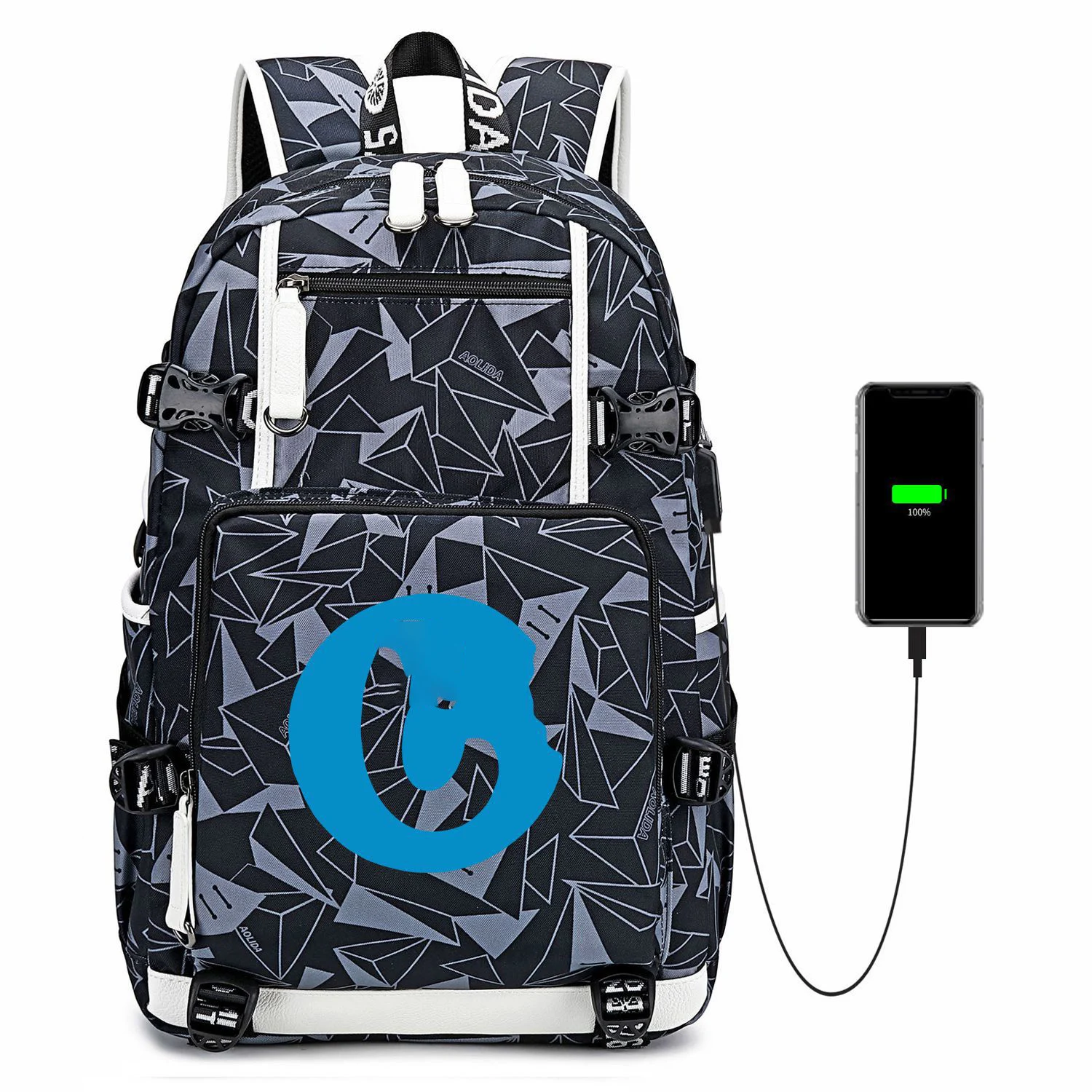 

Promotional Backwoods Cookie Laptop Travel Day Work Bag Men Women Oxford Shoulder Backpack