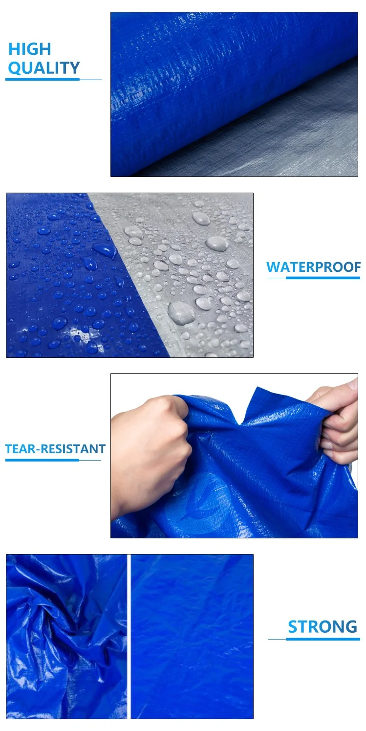 Silpaulin Tarpaulin Sheet Heavyduty Tarps Shed Canopy Roof Covering