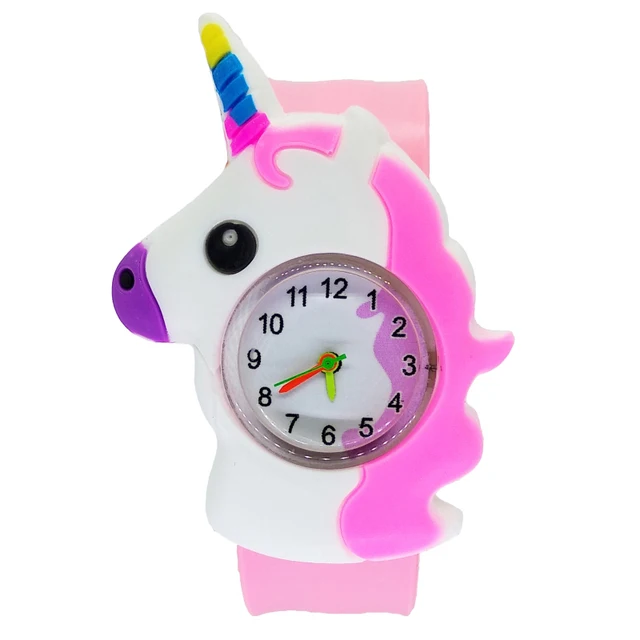 

Animals pattern children sport made watches China quartz movt waterproof slap watch tapa relogio, 10 colors