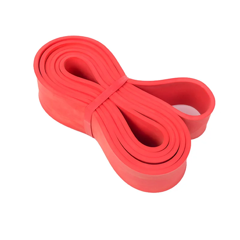 

Manufacturer Colorful Custom Fitness Latex Resistance Bands Power Band 2080*4.5*45mm, Red