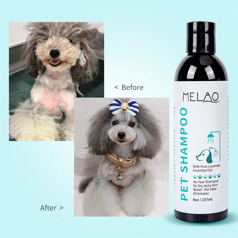 

Private Label Dogs and Cats Pet Delousing organic Fairness pet Shampoo Pure Natural Effective Dog Shampoo, Blue