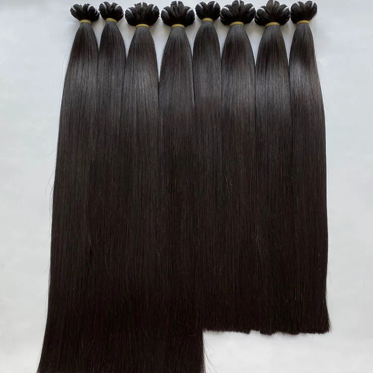 Vietnam Raw Hair Bundles Vendors Straight Raw Hair Human Double Drown Straight Hair Bundles