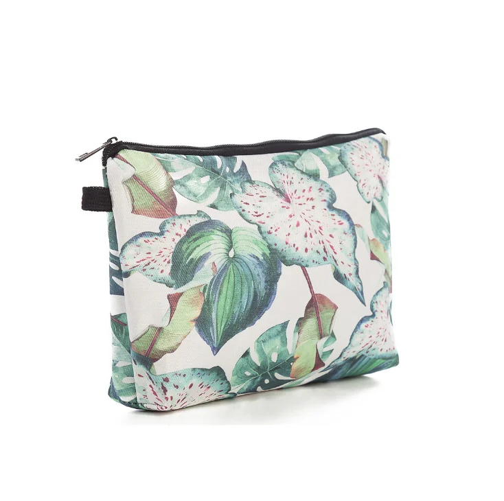 

New Arrival Europe Floral Cosmetic Pouch Digital Makeup Organizer Bag