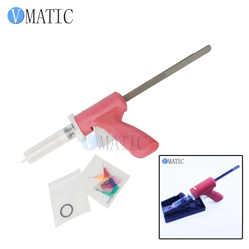 

Free Shipping 2022 New Arrival Manual Syringe Gun Dispenser 30Cc Glue Manual Caulking Gun With Stand