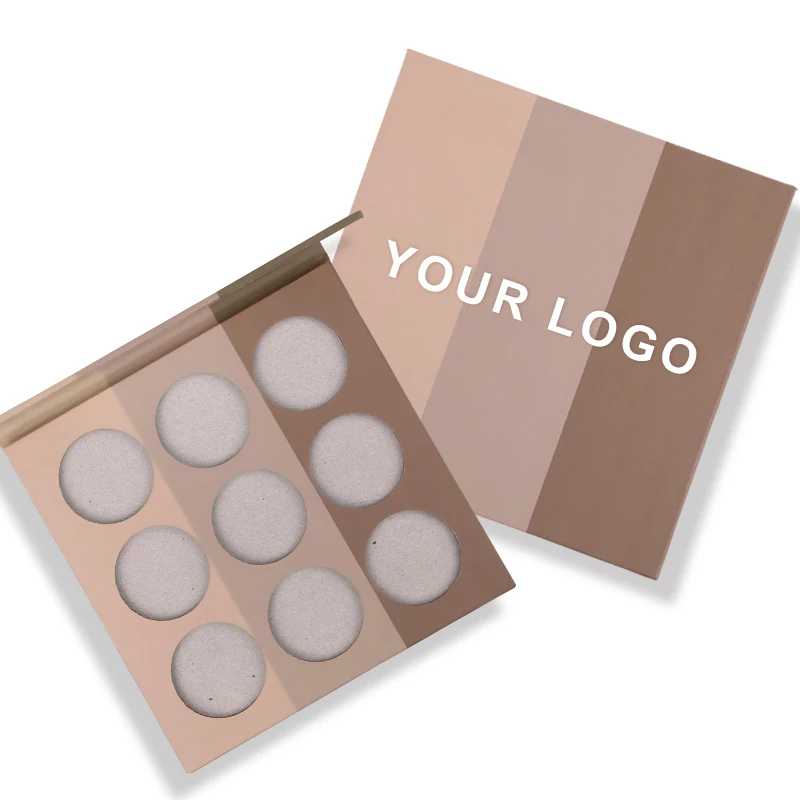 

Factory Price OEM Cosmetic Makeup 9Colors Blush Palette Private Label