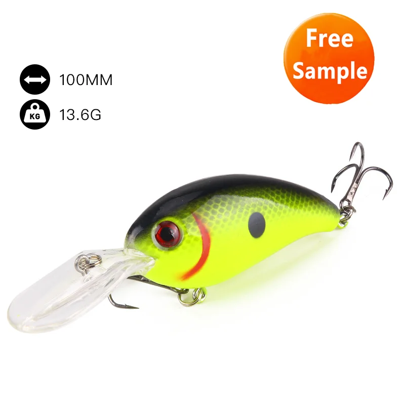

Bionic Fishing Lure Fishing Lure Mini Crankbait Blank Lure Unpainted For 50pcs MOQ, 17 colors