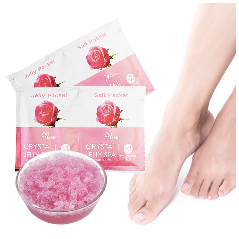 

Private Label Care Foot Soak Salts Nourishing Moisturizing Nature Foot Spa Soak Rose Crystal Jelly Foot Salt