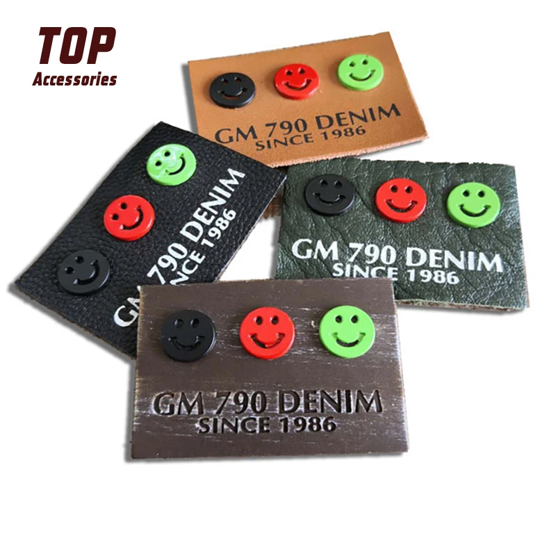 

High Quality Custom Clothing Patch Jeans Leather 3D Labels