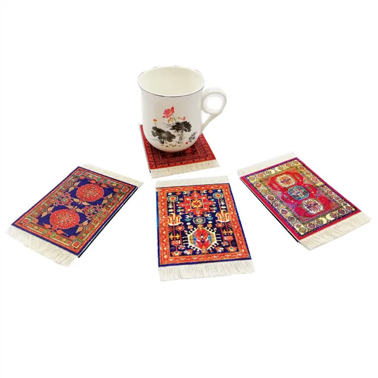 

Oriental Rug Coasters, carpet Coasters Cup mat